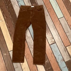 Crewcuts Brown Corduroy Straight-Leg Pants